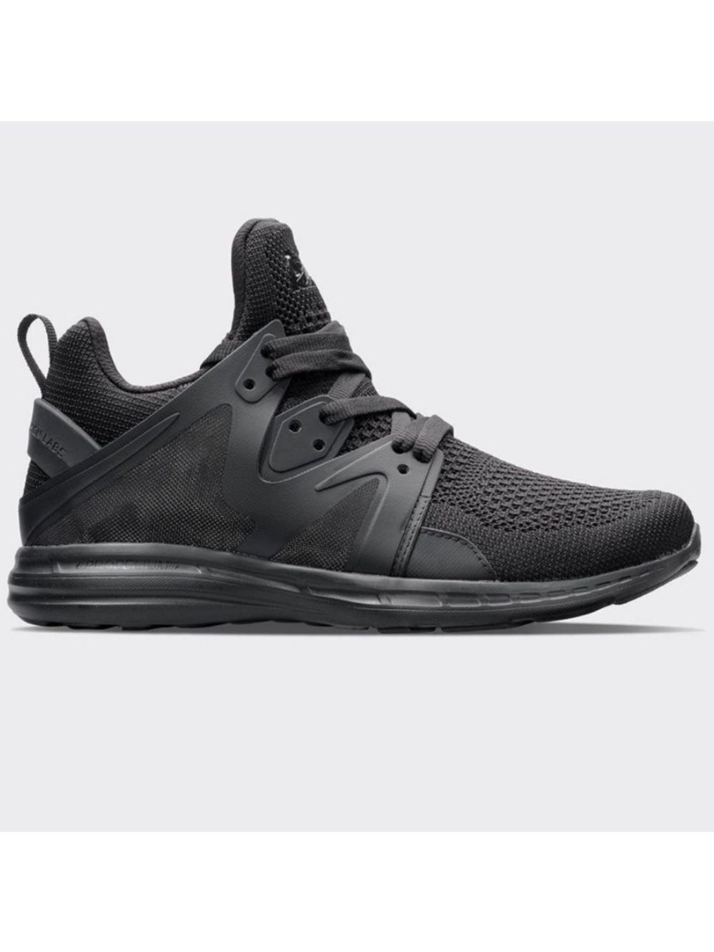 APL 11 Unisex Black Gray TechLoom Ascend Athletic Mesh Knit Sneakers